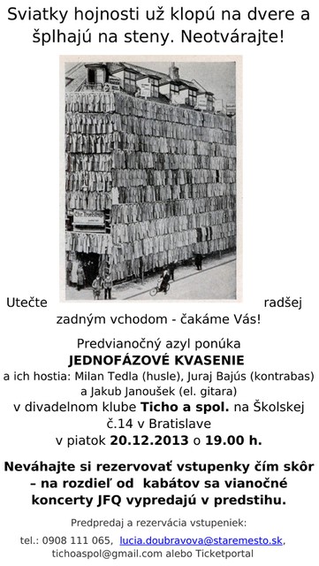 Image for Predvianočný azyl ponúka JEDNOFÁZOVÉ KVASENIE